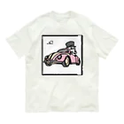 momokarubiのワーゲンとダックスフンド オーガニックコットンTシャツ