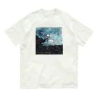 Masashi Kaminkoの【パンダ】イルカとポンちゃん Organic Cotton T-Shirt