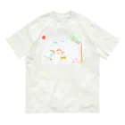 primurascoticaの青い鳥のいる風景 オーガニックコットンTシャツ