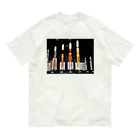 EijiPonのロケット オーガニックコットンTシャツ