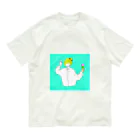 haruのアイスと女の子 オーガニックコットンTシャツ
