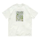 チョビの春の七草 オーガニックコットンTシャツ