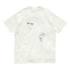 猫にmatatabiの猫にmatatabi公式グッズ 白文字 Organic Cotton T-Shirt