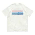 hibiki_kaiの猪苗代湖＆磐梯山　マジックアワーバージョン オーガニックコットンTシャツ