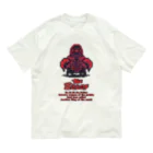 pixel9999のb.b.d.o.f_Red オーガニックコットンTシャツ