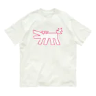 ぺちぺち工房 Pechi Pechi Atelierのキースヘリング風 うちの犬 オーガニックコットンTシャツ