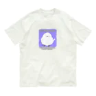 【ダウナー】脱力系専門店【エモ】の真っ白シマエナガ オーガニックコットンTシャツ