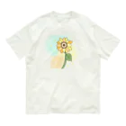 c_shv2のpastel  himawari オーガニックコットンTシャツ