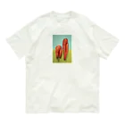 紅クラゲのニンジンウォーカー１ Organic Cotton T-Shirt