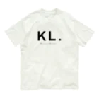 KL-storeのバックプリントT #01 革の部位 Organic Cotton T-Shirt