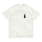 puikkoの弥勒菩薩（ワンポイント　黒） Organic Cotton T-Shirt