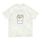 ゆるあにまるのシンプルなゆる犬 オーガニックコットンTシャツ