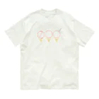 Circlothesのあつい いちご オーガニックコットンTシャツ