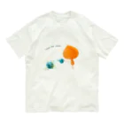 はれうさぎのココロのうつわ (メッセージ付き) Organic Cotton T-Shirt