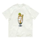 mofusandの肉球堪能パフェ Organic Cotton T-Shirt