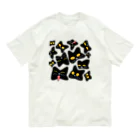 ﾄﾙｺﾞﾚのネコアメーバ　ブラック Organic Cotton T-Shirt