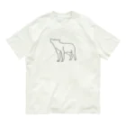 Ziegeの部屋のオオカミアウトライン Organic Cotton T-Shirt