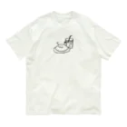 オムライス星人と仲間たちのオムライス星人とジュースちゃん Organic Cotton T-Shirt