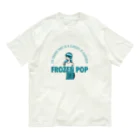 KAN颯士ZAKIのfrozen pop オーガニックコットンTシャツ