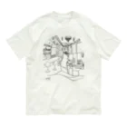 気ままに創作　よろず堂のレトロ純喫茶　黒 Organic Cotton T-Shirt