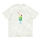 のぐちさきのしゅわしゅわクリームソーダ オーガニックコットンTシャツ