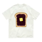 ハコモリストアの小倉トーストちゃん Organic Cotton T-Shirt