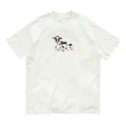 ゆずずショップの牛　とだるまさん Organic Cotton T-Shirt