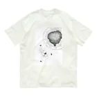 うちがわもようのパスタと女の子 Organic Cotton T-Shirt