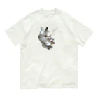 26giの花じゃれねこ Organic Cotton T-Shirt