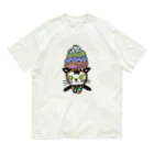 CREAMY YODAのソフトクリーム白黒ネコ Organic Cotton T-Shirt