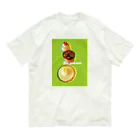 元気いっぱいのLes gateaux. オーガニックコットンTシャツ