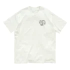 マイマイタケの怒ってます（白猫・控えめ） Organic Cotton T-Shirt