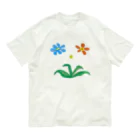 rabbit_costumeのお花のTシャツ Organic Cotton T-Shirt