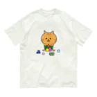 もちぱっちのはらまきにゃんこ Organic Cotton T-Shirt