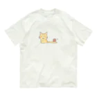 フニータと猫のお店の電車猫さん オーガニックコットンTシャツ