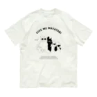 MATATABIのgive me matatabi オーガニックコットンTシャツ