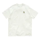 アルバトロスデザインの胸エンブレム・ハネナガインコ Organic Cotton T-Shirt