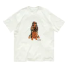 woohlaの優雅なイングリッシュコッカー Organic Cotton T-Shirt