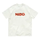 PINTTO#のNIBO4-RED オーガニックコットンTシャツ