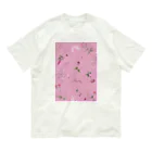 CANVAS.Incのillust-バラ オーガニックコットンTシャツ