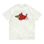 さかたようこ / サメ画家の苺ととろけるおサメさん | TOROKERU SHARK Strawberry Organic Cotton T-Shirt