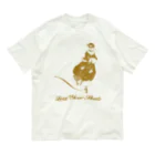 海賊猫 cocoの❆五輪応援❆フィギュアスケート❆スケート靴❆マドモアゼル❆ Organic Cotton T-Shirt