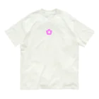 ini のお店のFlower ぴんく Organic Cotton T-Shirt