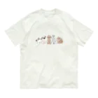 まいこ｜ほっこりイラスト🖌️の小型犬あつめました オーガニックコットンTシャツ