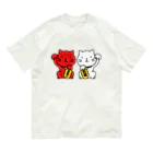 chi-bitの招き猫！（影なし） オーガニックコットンTシャツ