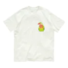 森図鑑の[森図鑑]コザクラインコ ノーマル オーガニックコットンTシャツ