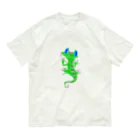 chan-kacのオマモリヤモリ Organic Cotton T-Shirt