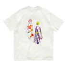 CAUCのflower girls オーガニックコットンTシャツ