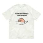 mapechiのhand - 手のぬくもり - オーガニックコットンTシャツ