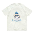 nerinelinen(ねりねりねん)の夏のチャラいmilk loveベビー オーガニックコットンTシャツ